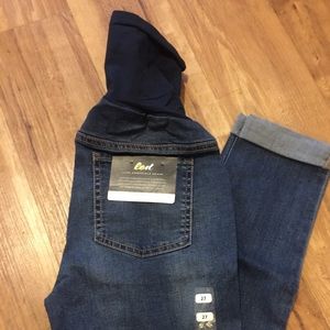 LED maternity denim- secret fit belly
